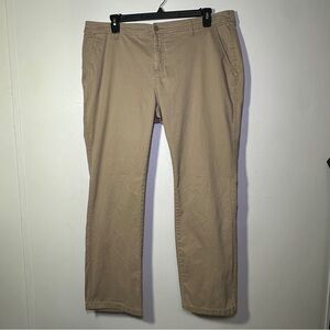 St. John's Bay Women’s Secretly Slender Straight Leg Khaki Size 20W